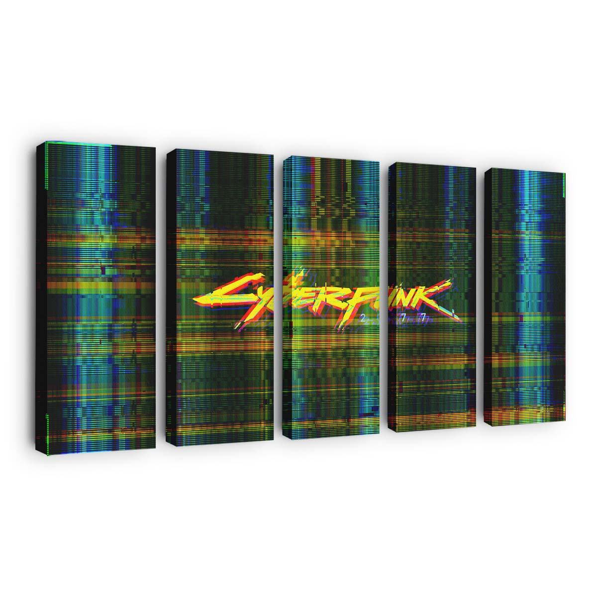 cyberpunk 2077 glitch logo 4k wt